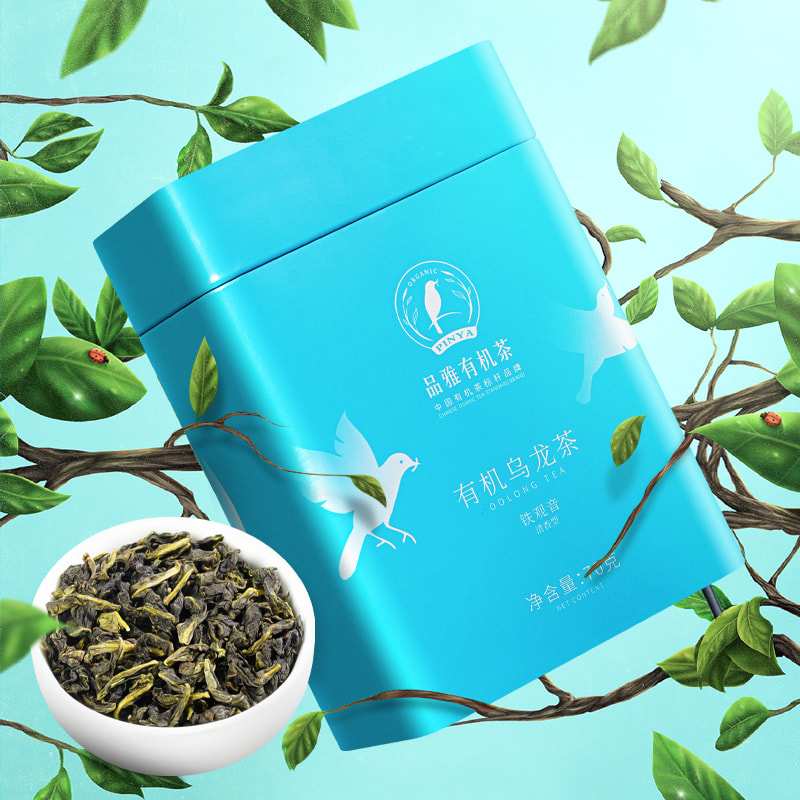 品雅（Pinya）清香型 有机茶铁观音 安溪传统 手工乌龙茶 70克